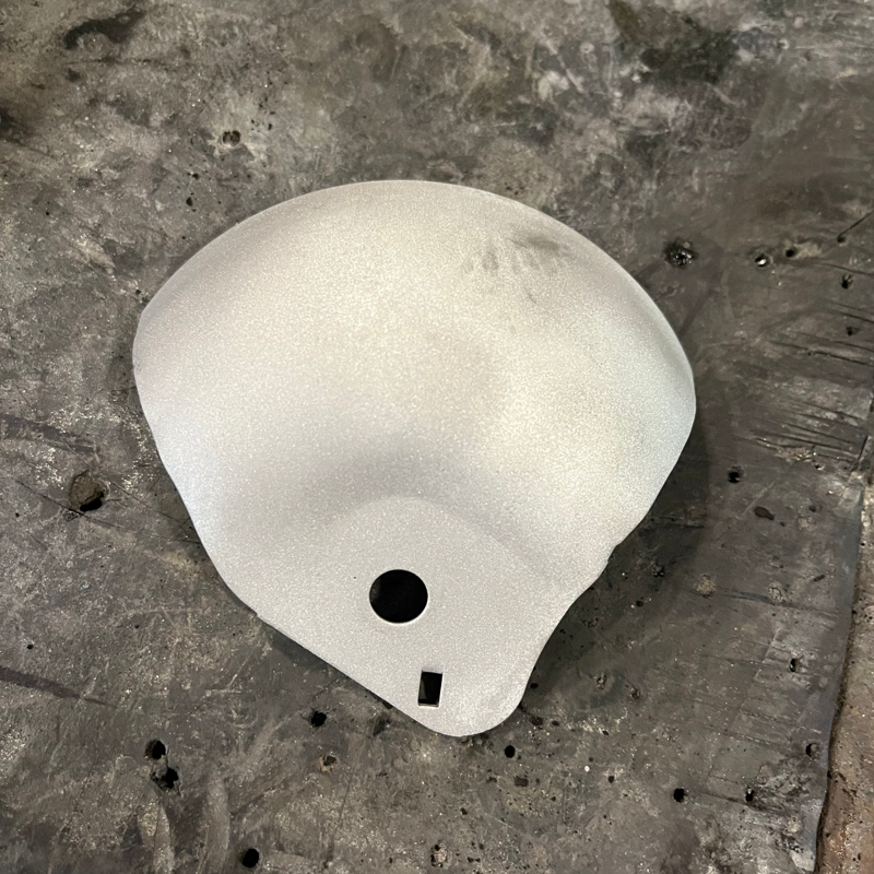 Sandstrahlen nachher